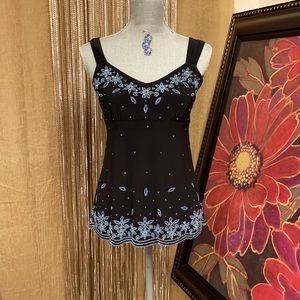 Lovely Bejeweled Whimsical Dress Top